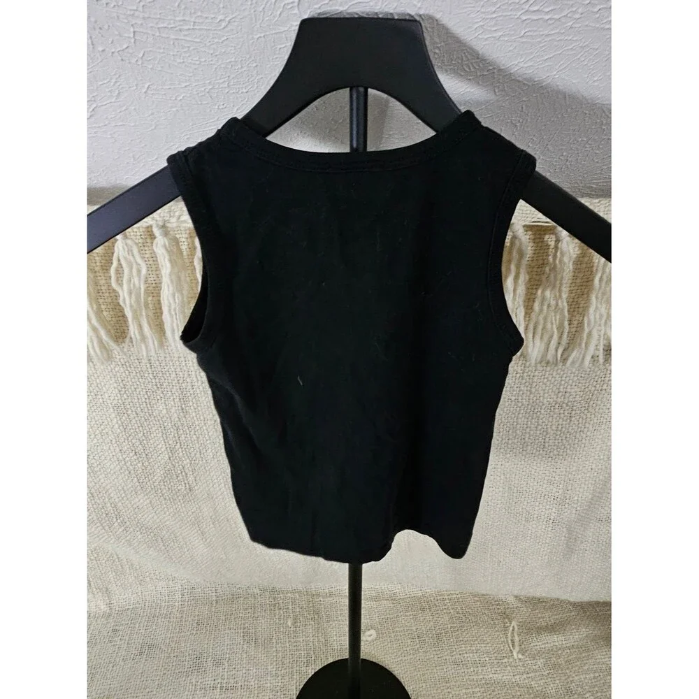 Boutique Black Golf Applique Tank with Green Gingham Shorts